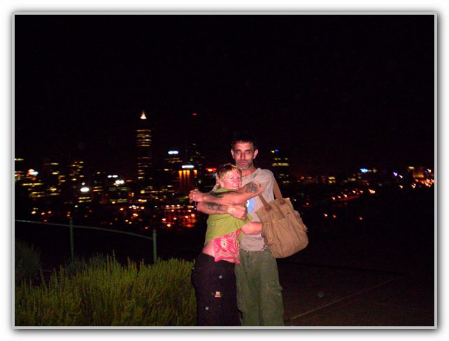 Stuart & a slightly sunburned Karen at Kings Park Feb 13th 2007 1